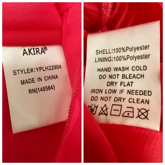 Nwot Akira Hot Pink Pleated Tiered Ruffle Adjustabl Spaghetti straps Par… - Picture 15 of 17